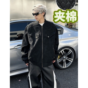 复古做旧工装夹克男女宽松休闲cleanfit夹棉保暖外套 M8067图片