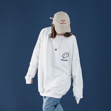 港风男士宽松外套卫衣中性情侣上衣9711/，男装卫衣，星座1506-1