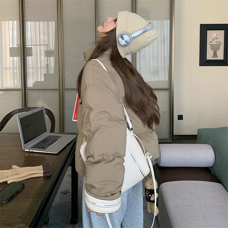 新款立领韩版拼接羽绒服50绒2C105-F1-P215-K318,女装羽绒服,2C105