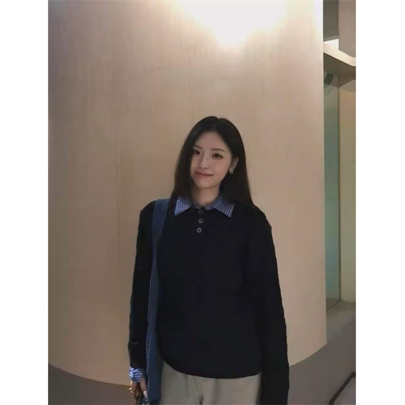 【】美式复古假两件麻花毛衣男女秋冬高级感针织衫SZ01P54,男装针织衫/毛衣,星座1112-1