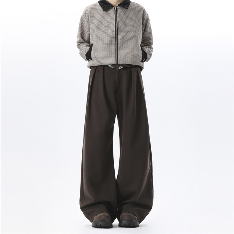 现货重磅450G毛呢西裤老钱裤子休闲裤A014-DY26003-特P55控98，男装西裤，电商A014