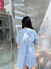 现货特别领子连衣裙，女装连衣裙，MI MI(1F)