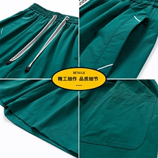 新款工装短裤男潮牌ins休闲裤宽松大码中裤五分裤D0608-P43，男装牛仔裤，星座308B-2