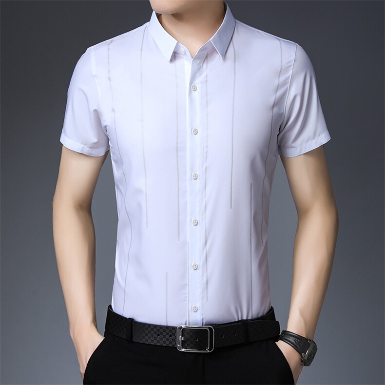 AD2853钱塘2020-3夏季短袖精品衬衫P60,男装衬衫,钱塘207-3