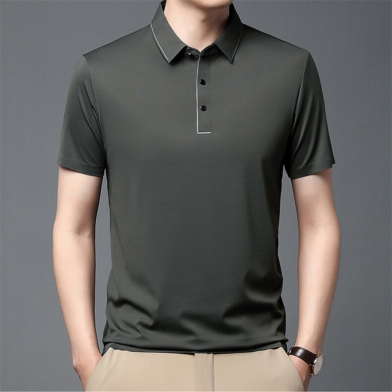 夏季男短袖T恤商务休闲男装中年翻领polo衫半袖上衣JD6816-P57,男装Polo衫,星座1105-3