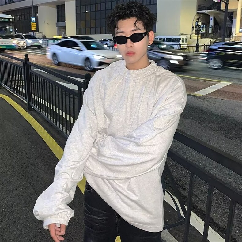 卫衣男潮ins港风潮流圆领EG105P55,男装卫衣,星座1116-2