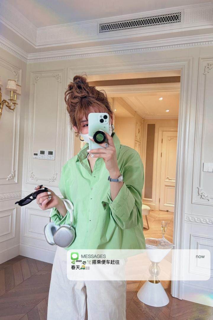 爆单ins版衬衫，女装衬衫，唇蔻