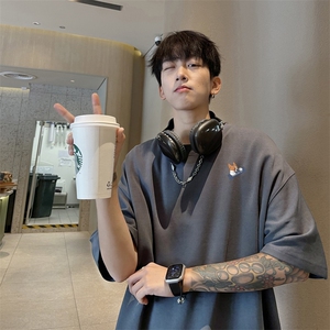 230g重磅纯棉! 夏季短袖t恤男半袖男   XT474-特P19图片