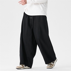 秋冬大码日系阔腿工装裤特宽休闲哈伦直筒裤风潮k280/p70，男装工装外套，钱塘713
