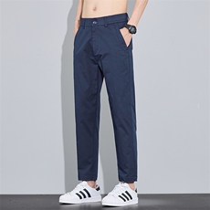 九分休闲裤男士夏季薄款宽松直筒9分裤子男夏天2025新款Z2554-P45，男装休闲裤，星座509