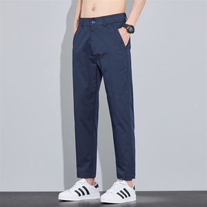 九分休闲裤男士夏季薄款宽松直筒9分裤子男夏天2025新款Z2554-P45图片
