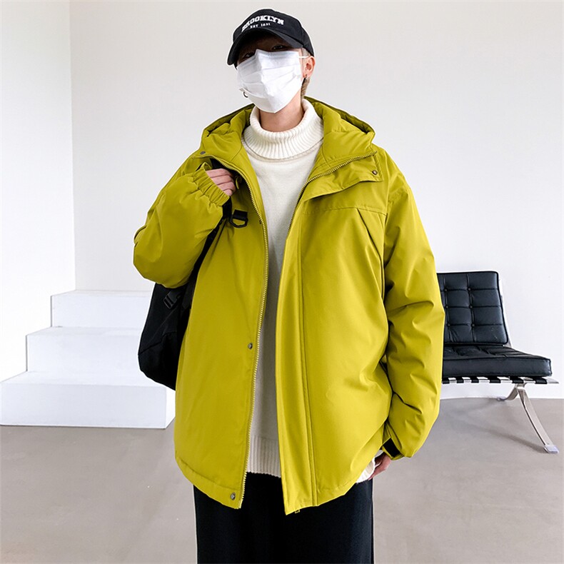冬季新品保暖连帽棉衣休闲潮流青少年百搭棉服外套MY9083-P100,男装棉衣,电商A128