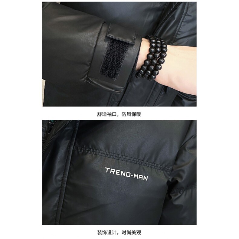 冬立领潮牌白鸭绒御寒加厚保暖韩版青年防寒短款外套派客服男装,男装羽绒服,钱塘6003（原4033）