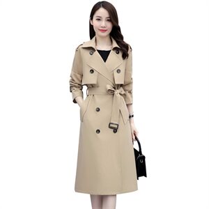 风衣女中长款2025春秋新款时尚气质收腰显瘦流行英伦风大衣外套潮图片