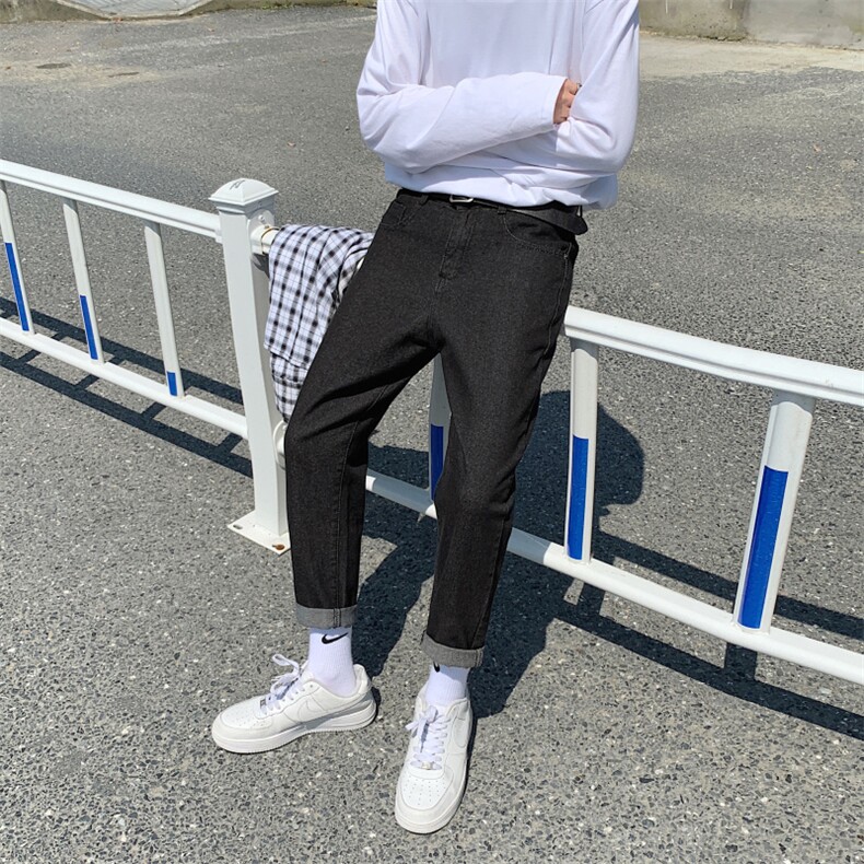 新款春季水洗小脚牛仔裤N0705P40,男装牛仔裤,星座1116-2