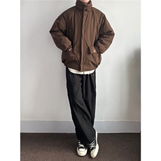 日系冬季大口袋加厚保暖立领美拉德棉服外套，男装棉衣，星座506A