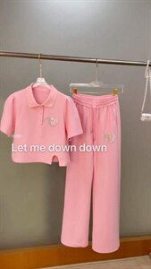 【FSBY】Polo领泡泡袖套装 轻奢欧货重工钻工艺,女装职业装,菲莎比娅