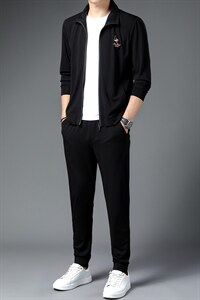 CAG302钱塘2020-2时尚休闲帅气潮流中青年男士长袖套装P97图片