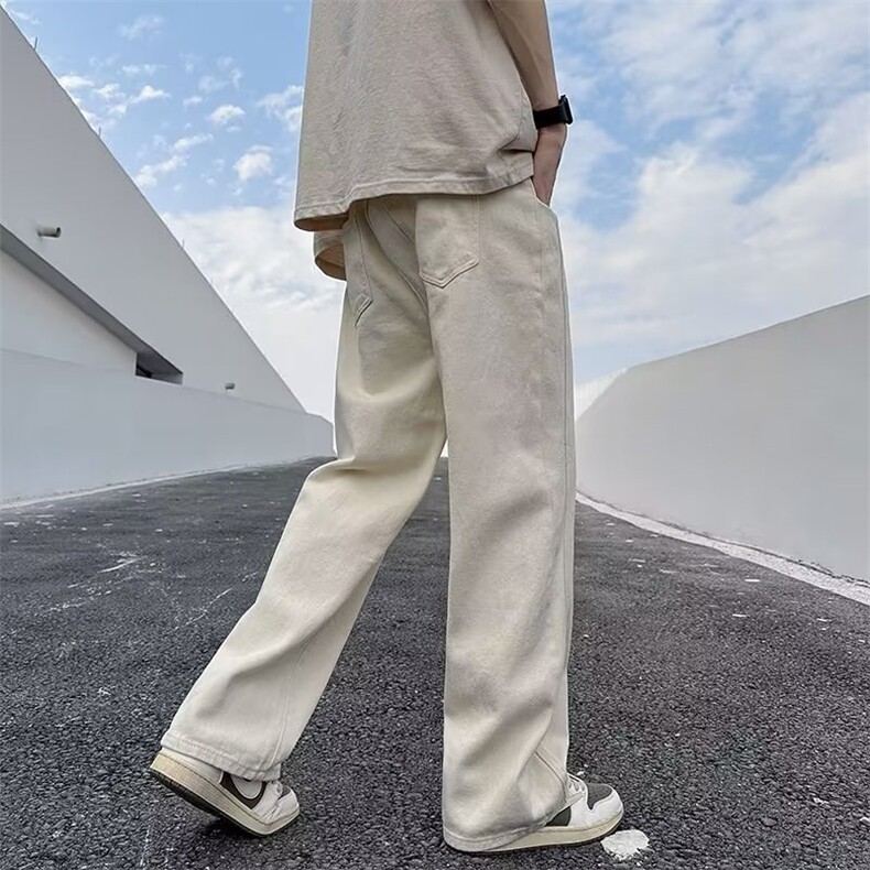 现货美式复古牛仔裤男秋冬季新款潮牌宽松直筒休闲裤60344-p45,男装牛仔裤,星座1008