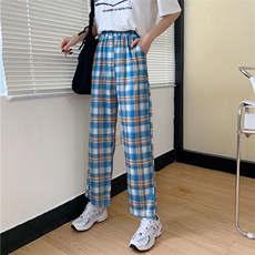 218-1-P22-KK06新款时尚休闲格子裤，男装休闲裤，四季星座218-1
