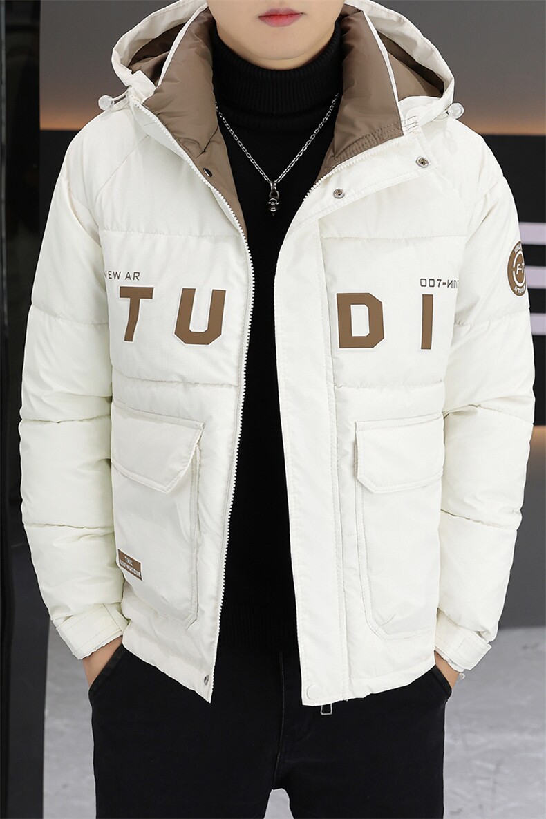 冬季新款加厚棉衣男休闲连帽棉衣潮流棉服外套-M837-P115,男装棉衣,星座310B-3