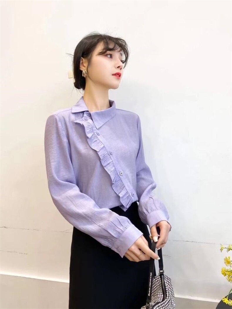 四色韩版百搭版小衫，其它，名门秀