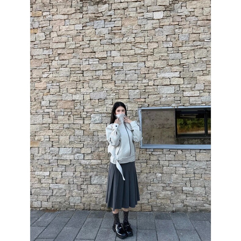 牛仔外套男春秋款水洗做旧痞帅高级感设计潮牌欧美街头飞行员夹克,男装工装外套,星座506A
