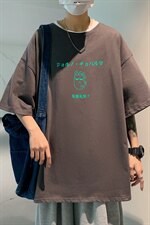 短袖男夏宽松纯棉T恤男百搭港风韩版情侣中性日系潮DT0252P20，男装T恤，星座1016-1（原电商B408-1）