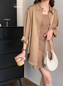 香丽迪网红chic高级感丝滑醋酸外披两件套,其它,香丽迪1