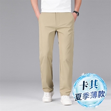 JC5601主推半松紧速干夏季薄款休闲裤男式时尚弹力修身西裤长裤，男装休闲裤，电商B360
