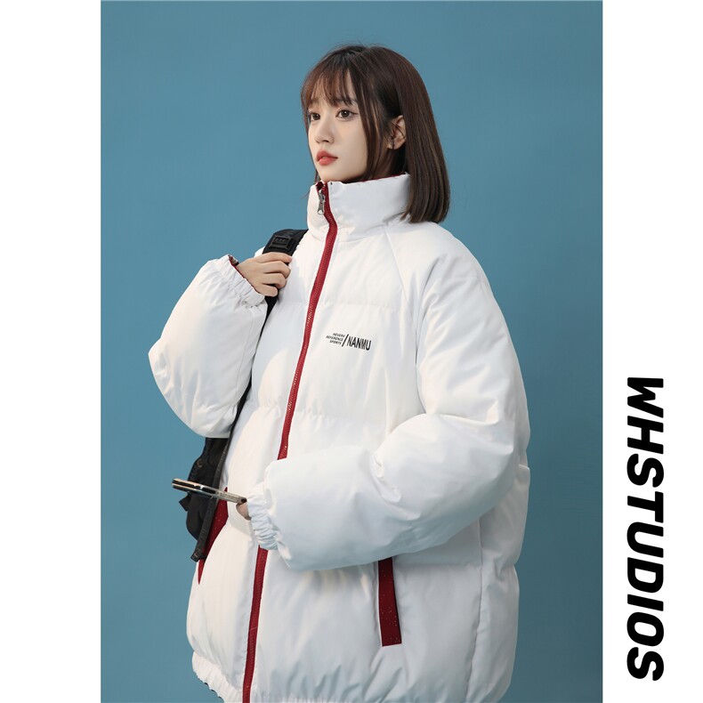 XZ230-1MY50中性风简约轻奢满天星双面穿休闲立领面包服P128控158，鞋类箱包手腕包，星座230-1