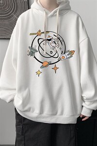 WY2142-P35 纯棉连帽卫衣男大码运动帽衫宽松薄外套男图片