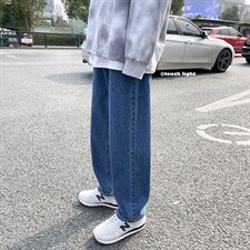 主推！四季新款牛仔裤宽松休闲男女长裤X715KZ012-P39控58，男装牛仔裤，星座715