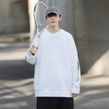 ！秋季上衣男圆领卫衣男装港风长袖t恤男外套男W105-P33，男装卫衣，星座815-2