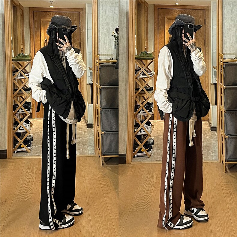 2026秋季高街织带编织绳休闲裤长裤 XZ604-KP79-P55控68图片