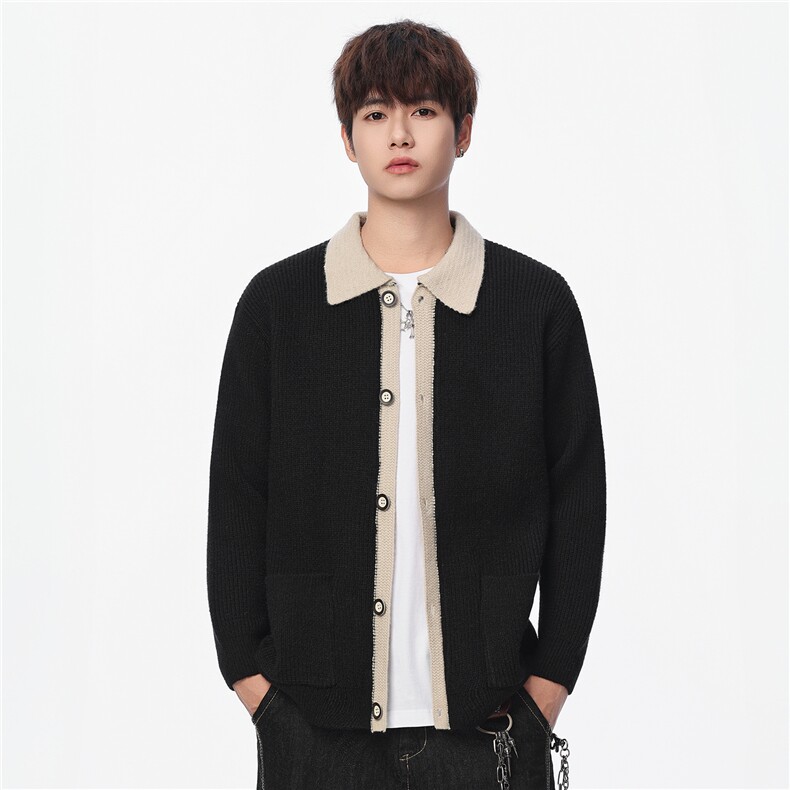 【新品】2025秋冬男士时尚休闲百搭针织连帽毛衣潮流-M175-P68,男装针织衫/毛衣,星座1105-1