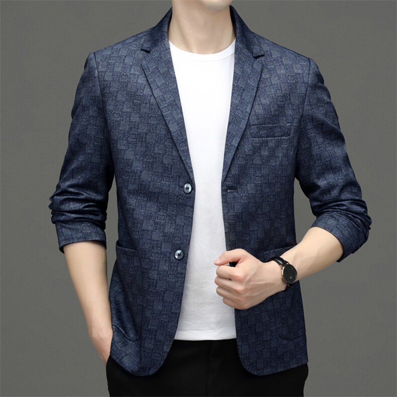 BF22607钱塘2020-2中青年男士时尚休闲帅气简约西服外套P102,男装西服,钱塘207-2