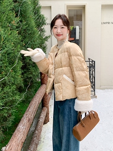 2025年冬季新中式羽绒服短款50白鸭绒RF2C290-6898#-P295-K399图片