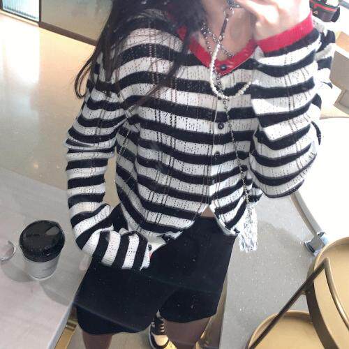 条纹开衫，其它，XTZ style