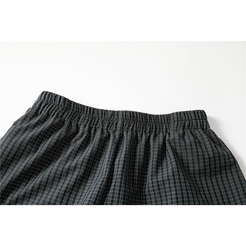 6XL-M美式复古休闲格子裤男阔腿裤灯笼裤K9187-P46260g,男装休闲裤,电商D206-1