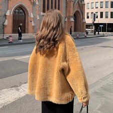 现货款软糯糯羊羔毛外套8148A浙宝100-Y559，女装棉衣/棉服，金十上