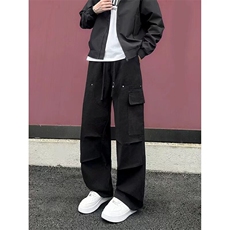 1506A/GQ010/P63新款宽松休闲裤男韩版潮流百搭裤子，男装休闲裤，星座1506A