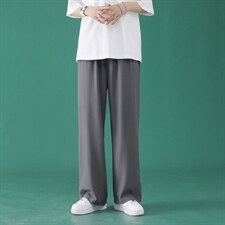 春夏季薄款韩版宽松显瘦休闲冰丝裤2028-特批22,女装休闲裤,星座718-1