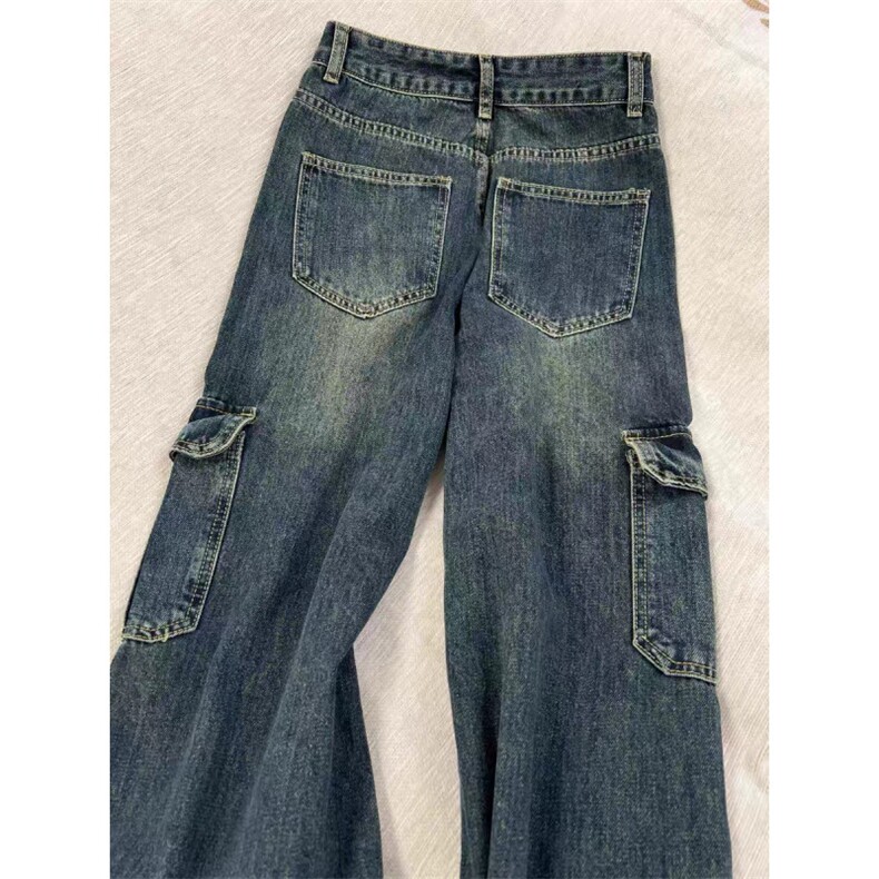 美士复古男女工装牛仔裤ZK0364-P60,男装牛仔裤,星座313A(原308A-2)