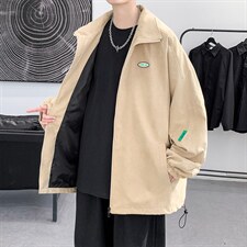外套男春秋季款潮牌ins美式复古字母印花棒球服22113-70控108，男装夹克，星座717