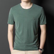 YL1001男式夏季新款短袖水洗T恤青年纯色无痕透气潮流体恤P57,男装T恤,电商B360
