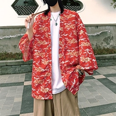 24夏季大码新中式防晒服道袍男女开衫道袍披风汉服外套F20/P40，男装防晒衣，钱塘713