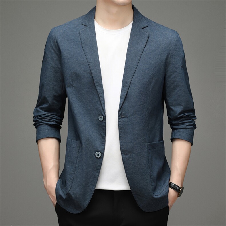 BH2002钱塘2020-2中青年男士时尚休闲帅气清新春秋新款西服P137,男装西服,钱塘207-2