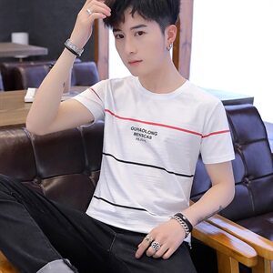 家乐2004夏装t恤男袖短韩版男士圆领夏季休闲潮流时尚打底衫图片