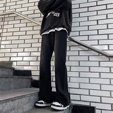 2024秋季新款港风美式vibe潮牌直筒休闲牛仔裤男长裤CK1005-P45，男装牛仔裤，星座1109-3